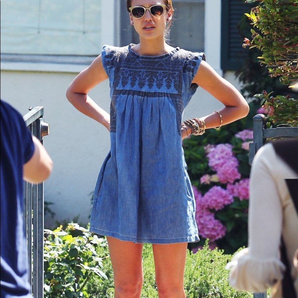 Embroidered Cotton Dress - Picture 7 of 8